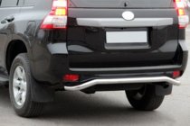 Toyota Land Cruiser Prado 150 2009-2023 Rear Bar AK008 (Stainless Steel) photo 3