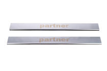 Peugeot Partner 1996-2008 Door Sill Protectors V1 (Carmos, 2 pcs, Stainless Steel) photo 2