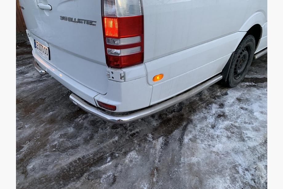 Volkswagen Crafter 2006-2016 Side pipes behind rear wheel, angled (2 pcs, stainless steel) Photo 10