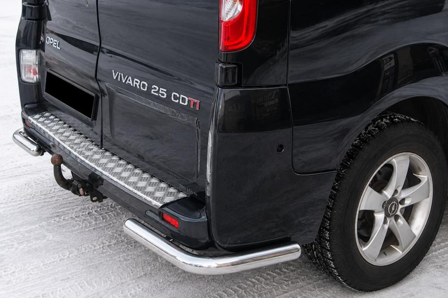 Opel Vivaro 2001–2015 Rear Corner Bars AK003 (Stainless Steel) Image