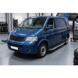 Side Steps Maya V1 (2 pcs, Aluminum) Volkswagen T5 Transporter 2003-2010 photo 1