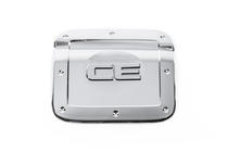 Kia Cerato 1 2004-2009 Fuel Tank Cover Chrome Plastic photo 2