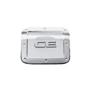 Fuel Tank Cover Chrome Plastic photo 2