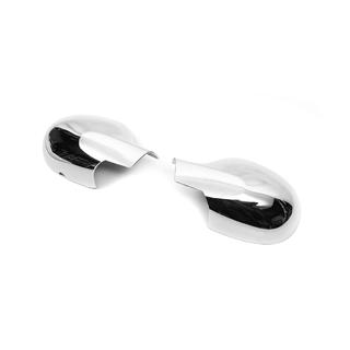 Mirror Covers (2 pcs, Stainless Steel) Renault Symbol 2008-2013 photo 2