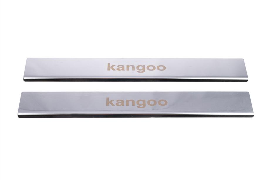 Renault Kangoo 1998-2008 Carmos V1 Stainless Steel Door Sill Protectors Photo 3
