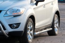 Ford Kuga 2008-2013 Side pipes straight (2 pcs, stainless steel) photo 1