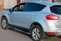 Ford Kuga 2008-2013 Side pipes straight (2 pcs, stainless steel) photo 3