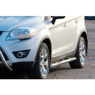 Side pipes straight (2 pcs, stainless steel) photo 1