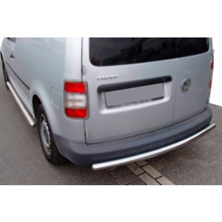 Rear bar (2 pcs, stainless steel) Volkswagen Caddy 2010-2015 photo 2