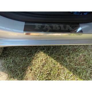 Carmos Door Sill Protectors (4 pcs, Stainless Steel) Skoda Fabia 2000-2007 photo 2