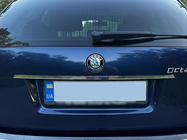 Skoda Octavia II A5 2010-2013 Chrome trim above license plate Carmos (stainless steel) photo 5