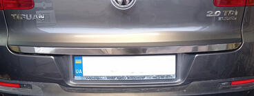 Volkswagen Tiguan 2007-2016 Trunk trim stainless steel photo 5
