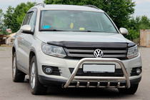 Volkswagen Tiguan 2007-2016 Bull Bar WT003 (Stainless Steel) 60 mm, with lettering photo 1