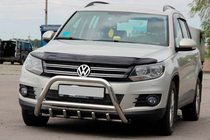 Volkswagen Tiguan 2007-2016 Bull Bar WT003 (Stainless Steel) 60 mm, with lettering photo 3