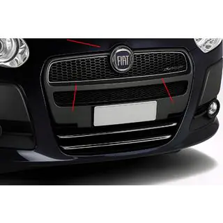 Grille Trim Cover (2010-2015, Upper, Stainless Steel) photo 1