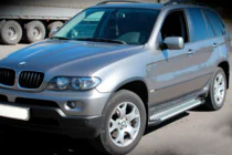 BMW X5 E53 1999–2006 Side Steps Allmond Grey (2 pcs, Aluminum) photo 2