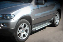 BMW X5 E53 1999–2006 Side Steps Allmond Grey (2 pcs, Aluminum) photo 1