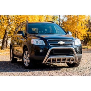 Front Bar WT002 (Stainless Steel) Chevrolet Captiva 2006-2019 photo 1