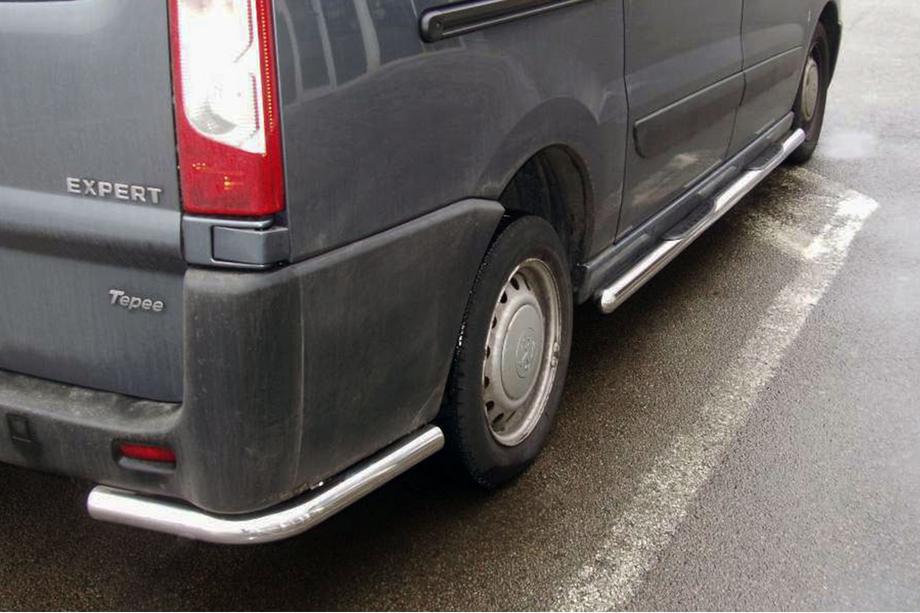 Fiat Scudo 2007-2015 Rear Corner Bars AK003 (2 pcs, stainless steel) Image