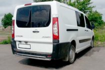 Peugeot Expert 2007-2016 Rear Bar AK-002-Double (Stainless Steel) photo 1