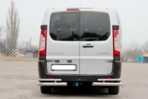 Peugeot Expert 2007-2016 Rear Corner Guards AK-003-Double (2 pcs, stainless steel) photo 2
