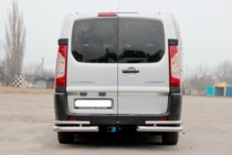 Citroen Jumpy 2007–2017 Rear Corner Bars Double (2 pcs, stainless steel) photo 3