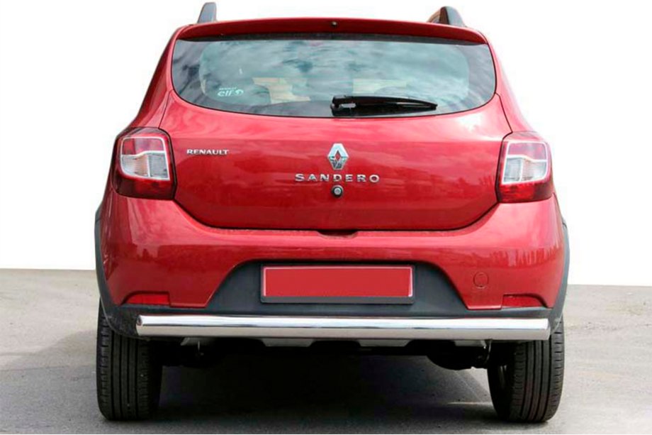 Dacia Sandero 2013-2020 Rear Bar AK002 (Stainless Steel) Image