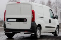 Fiat Doblo II 2010-2022 Rear Corner Bars AK003 (Stainless Steel) photo 2