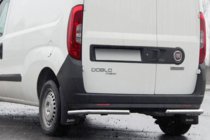 Fiat Doblo II 2010-2022 Rear Corner Bars AK003 (Stainless Steel) photo 1