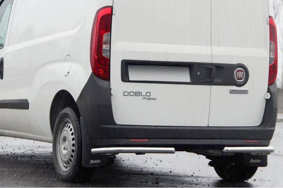 Fiat Doblo II 2010-2022 Rear Corner Bars AK003 (Stainless Steel) Image