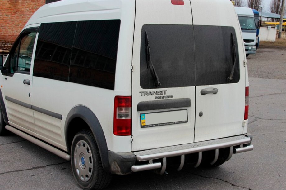 Ford Connect 2002–2006 Rear Bar AK-design (Stainless Steel) Image
