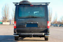 Ford Transit 2000–2014 Rear Corner Bars AK003-Double (Stainless Steel) photo 2