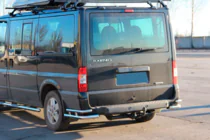 Ford Transit 2000–2014 Rear Corner Bars AK003-Double (Stainless Steel) photo 3