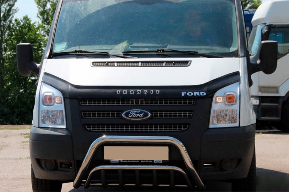 Ford Transit 2000–2014 Bull Bar WT002 (2006-2014, Stainless Steel) Image
