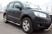 Geely Emgrand X7 2011- Side Bars (2 pcs, Stainless Steel) photo 4