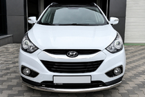 Hyundai IX-35 2010-2015 Front Bar ST008 (Stainless Steel) photo 1