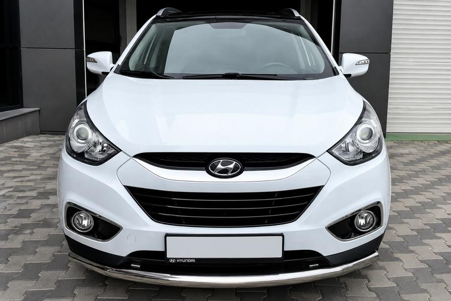 Hyundai IX-35 2010-2015 Front Bar ST008 (Stainless Steel) Image