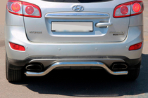 Hyundai Santa Fe 2 2006-2012 Rear Bar AK007-2 (Stainless Steel) photo 1