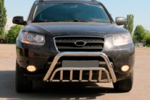 Hyundai Santa Fe 2 2006-2012 Bull Bar WT002 (Stainless Steel) photo 1