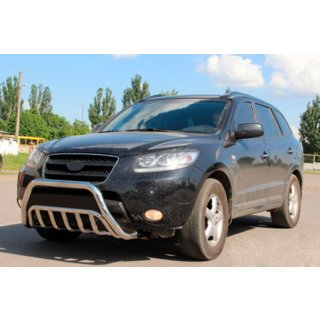 Bull Bar WT002 (Stainless Steel) Hyundai Santa Fe 2 2006-2012 photo 2