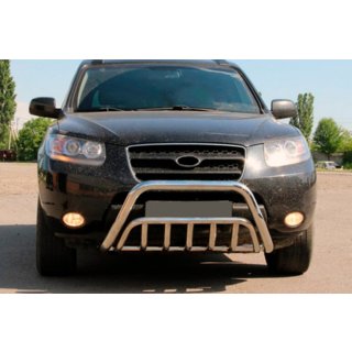 Bull Bar WT002 (Stainless Steel) Hyundai Santa Fe 2 2006-2012 photo 1