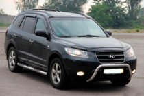 Hyundai Santa Fe 2 2006-2012 Bull Bar WT007 (Stainless Steel) photo 2