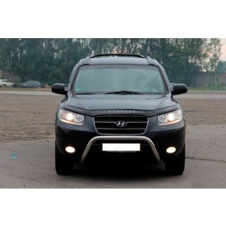 Bull Bar WT007 (Stainless Steel) Hyundai Santa Fe 2 2006-2012 photo 3