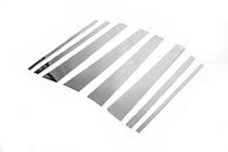 Toyota Land Cruiser Prado 120 2002-2009 Stainless Steel Door Pillar Trim (8 pcs) photo 3