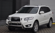 Hyundai Santa Fe 2 2006-2012 Bull Bar WT018 (Stainless Steel) photo 1
