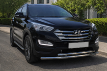 Hyundai Santa Fe 3 2012-2018 Front Bar ST014 (Stainless Steel) photo 1