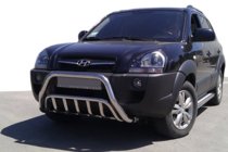Hyundai Tucson JM 2004- Bull Bar WT002 (Stainless Steel) photo 1
