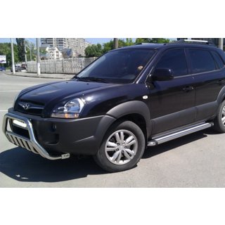 Bull Bar WT002 (Stainless Steel) Hyundai Tucson JM 2004- photo 3