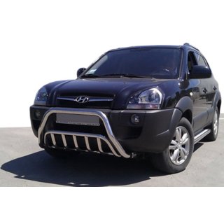 Bull Bar WT002 (Stainless Steel) Hyundai Tucson JM 2004- photo 1