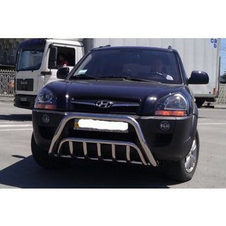 Bull Bar WT002 (Stainless Steel) Hyundai Tucson JM 2004- photo 2